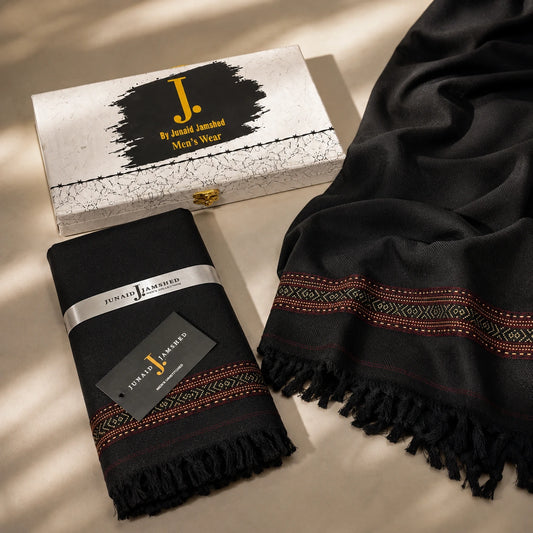 PREMIUM J. MENS SHAWL #105 (Black)