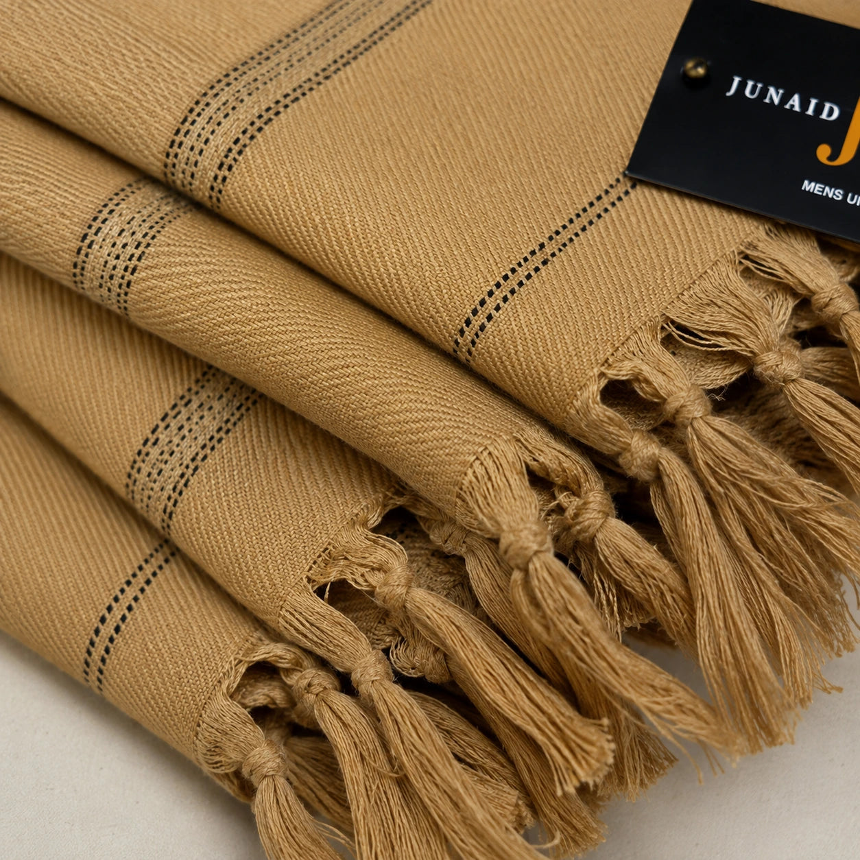 PREMIUM J. MENS SHAWL #104 (Light Brown)