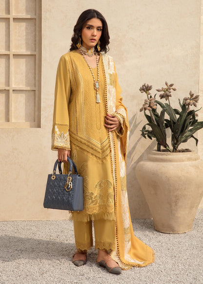 SS 1220-3 Pc Lawn Heavy Embroidery with Embroidery Lawn Duppata