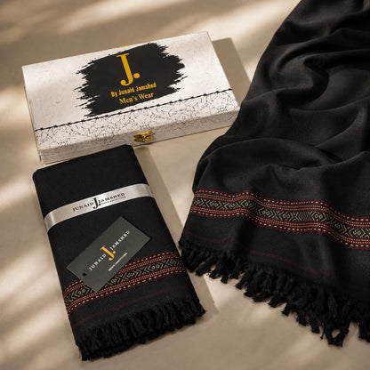 PREMIUM J. MENS SHAWL #105 (Black)
