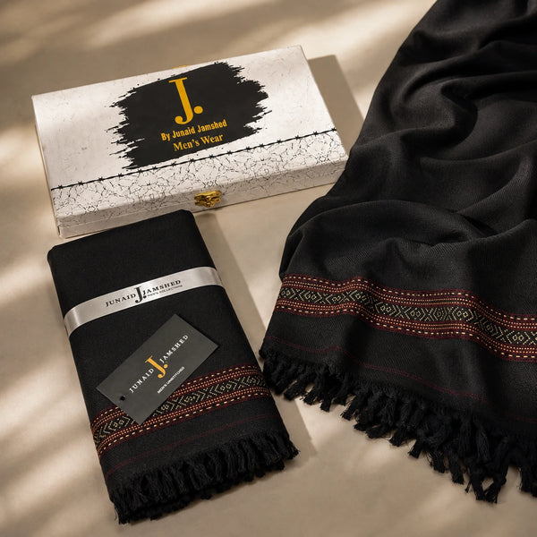 PREMIUM J. MENS SHAWL #105 (Black)