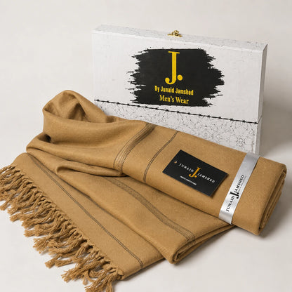 PREMIUM J. MENS SHAWL #104 (Light Brown)