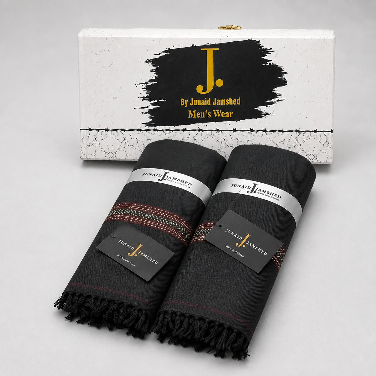 PREMIUM J. MENS SHAWL #105 (Black)