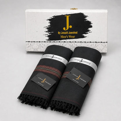 PREMIUM J. MENS SHAWL #105 (Black)