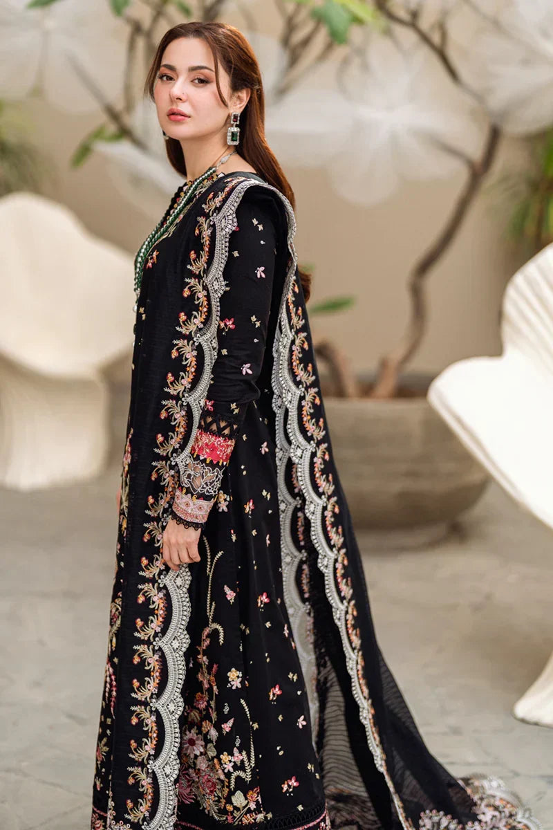 3Pc Embroidered Lawn Shirt with Embroidered Chiffon Dupatta QL 2655