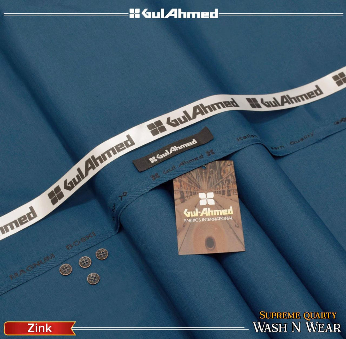 GUL Ahmed 4 Season Wash N Wear Zink GW#109