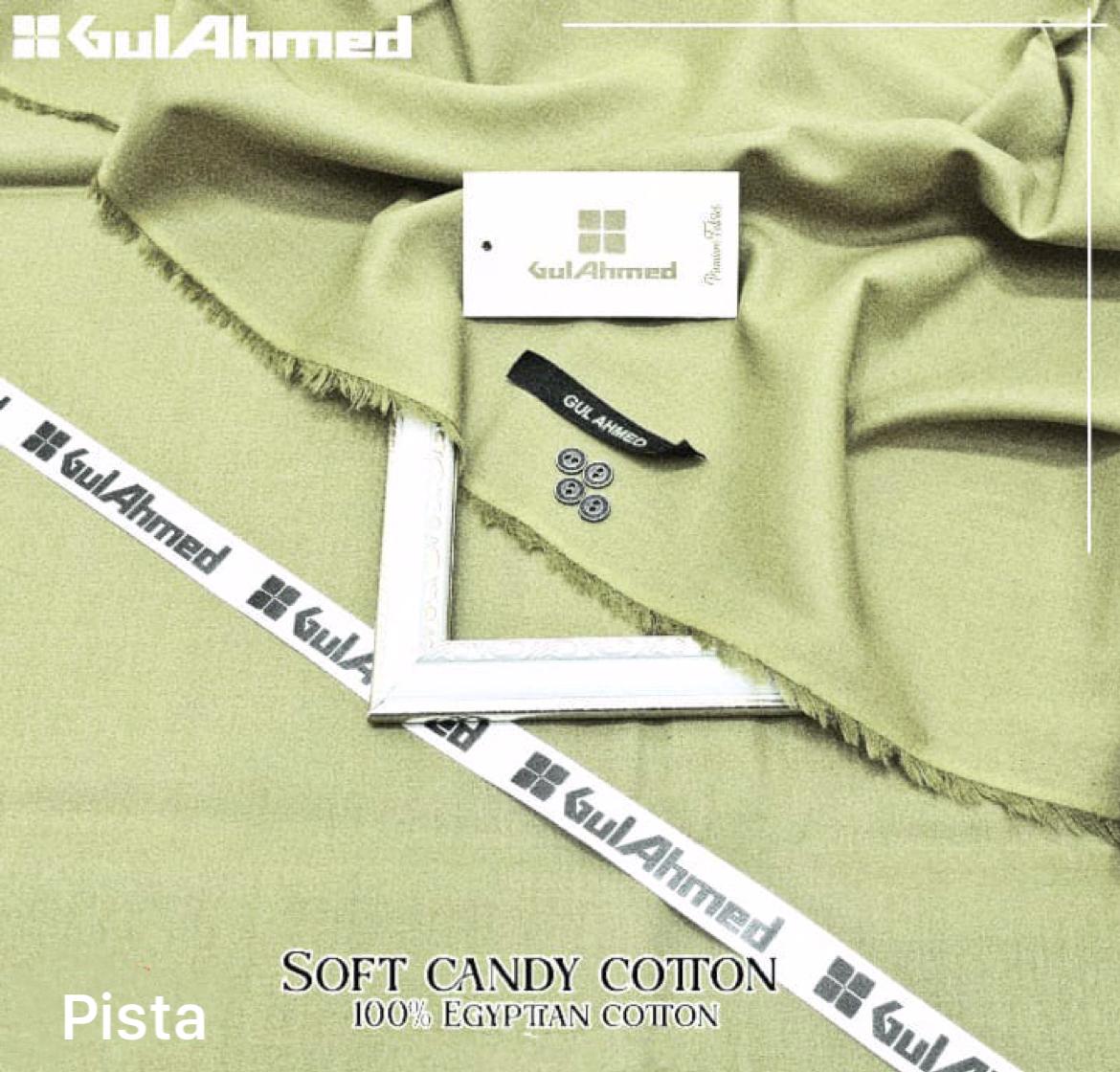 Gul Ahmed Soft Cotton Candy Pista #SF103