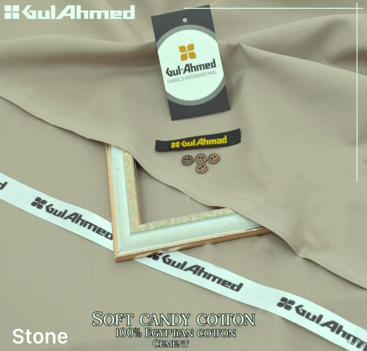 Gul Ahmed Soft Cotton Candy Stone #SF109