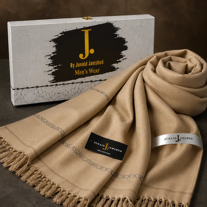PREMIUM J. MENS SHAWL #103 Cream
