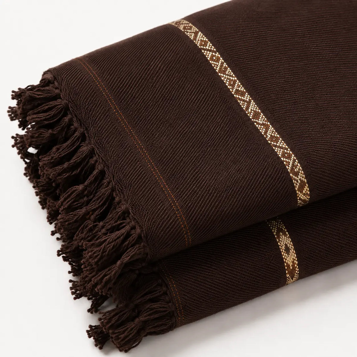 PREMIUM J. MENS SHAWL #106 (Maroon)