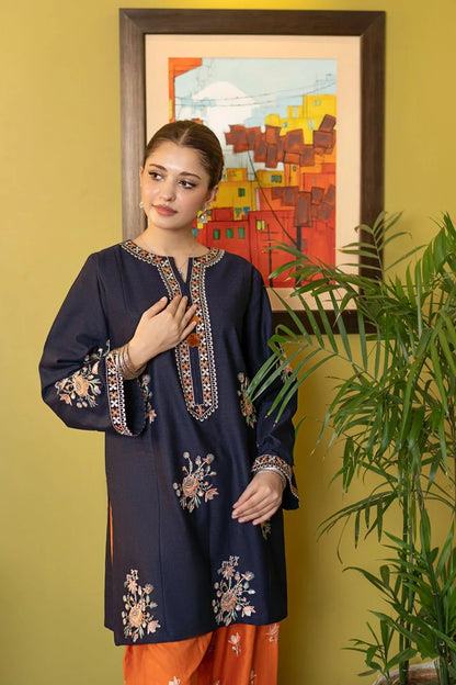 FL-945-2 Piece - Unstitched Embroidered Lawn Fabric