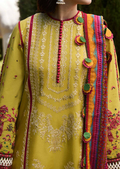 3 Piece - Unstitched Fully Embroidered Dhanak Fabric